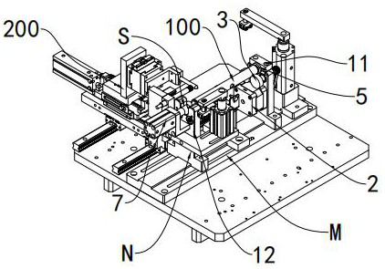 Positioning device for gearbox shift fork shaft