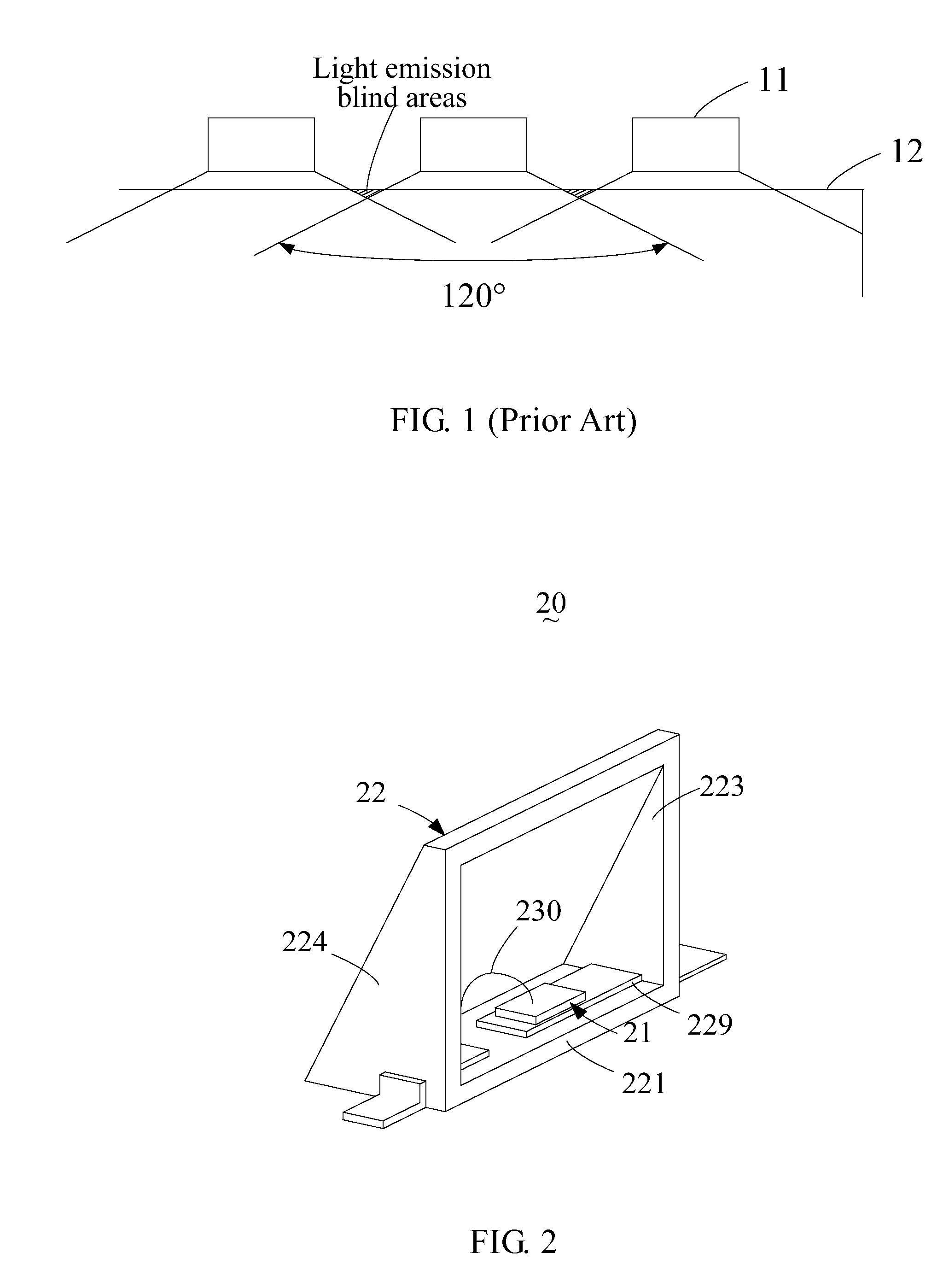 LCD device and LED package structure thereof