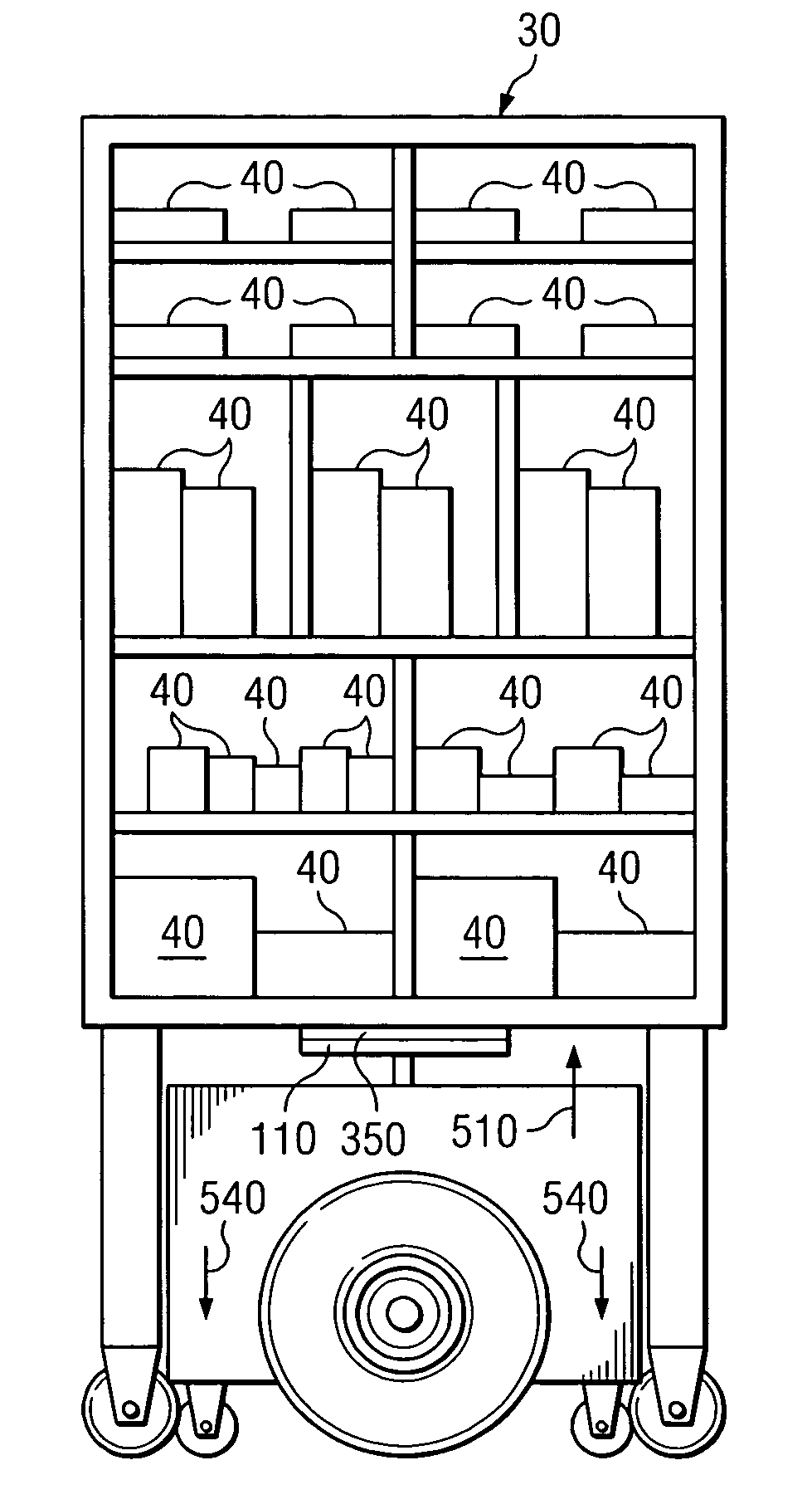 Inventory system with mobile drive unit and inventory holder