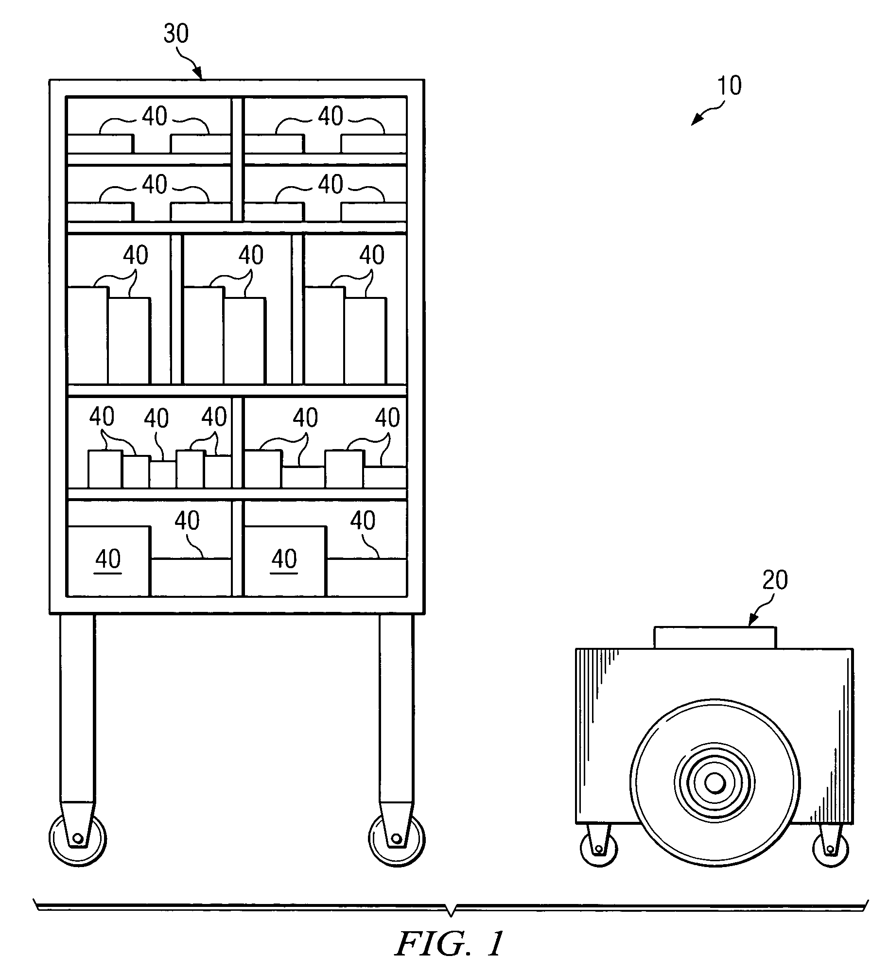 Inventory system with mobile drive unit and inventory holder