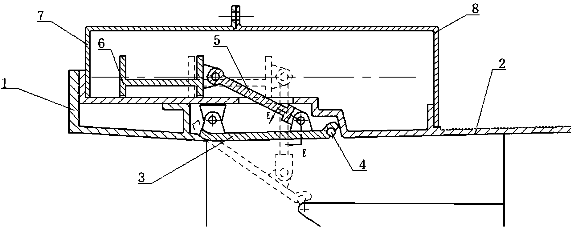 Mode switch valve of variable-cycle engine adjustable mechanism