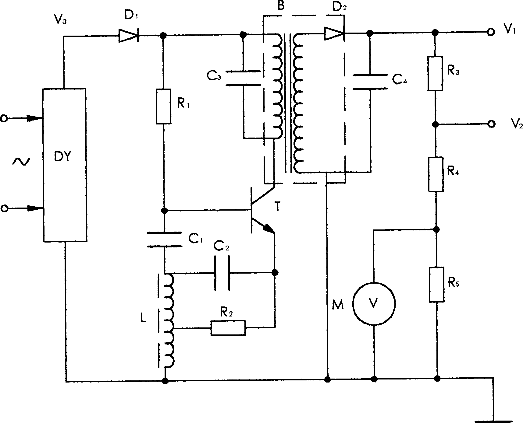 Pocket sized tester for high voltage vacuum tube