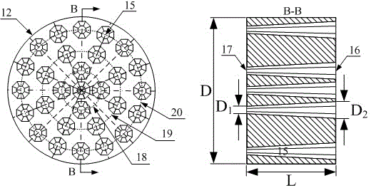 Non-contact three-dimensional measurement device and method for particle movement of fluidized bed