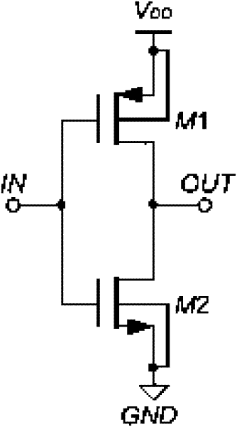 Gain bootstrap type C class reverser and application circuit thereof