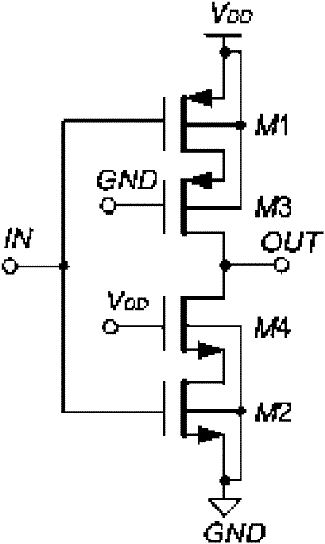 Gain bootstrap type C class reverser and application circuit thereof