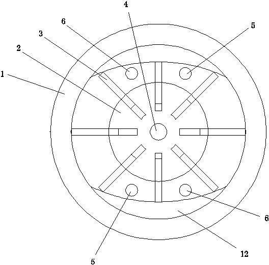 Power generation system of solar di-functional blade engine