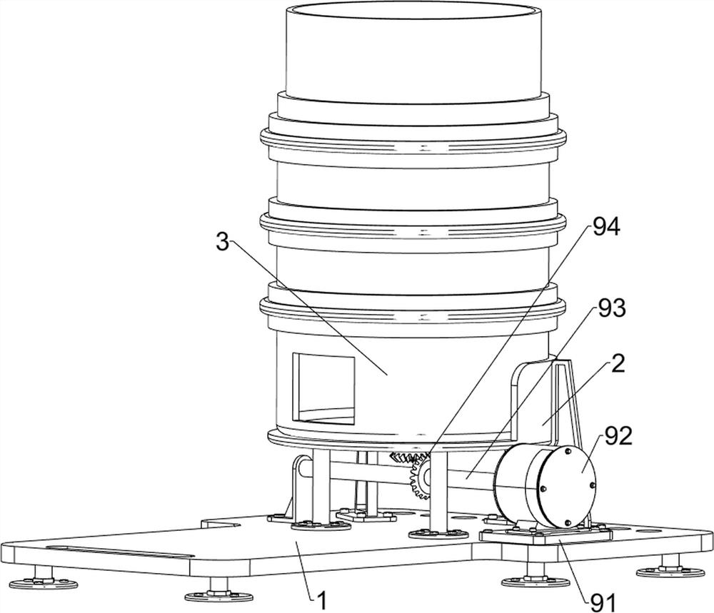 Compression molding equipment for biomass energy