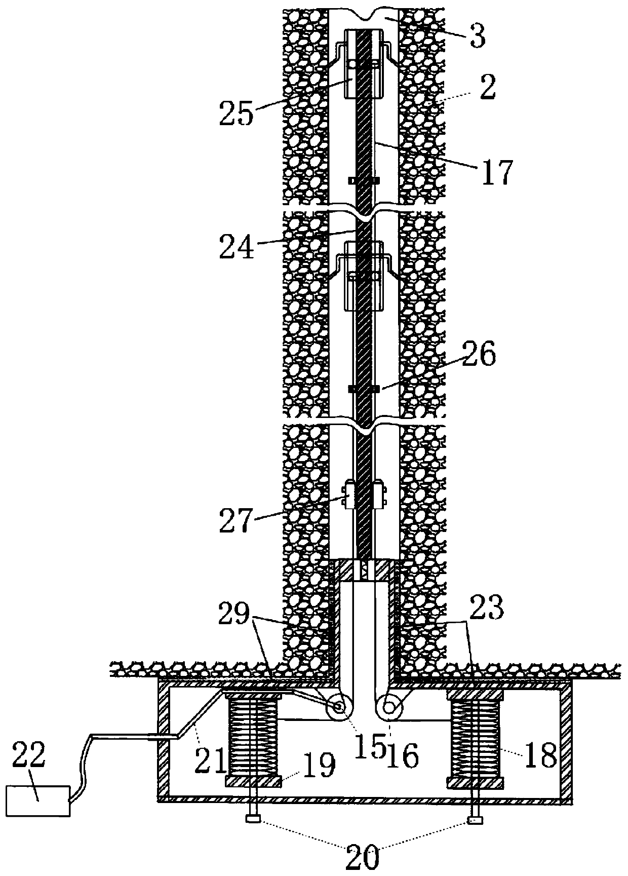 Coal mine roadway surrounding rock deformation characteristic joint monitoring system and monitoring method