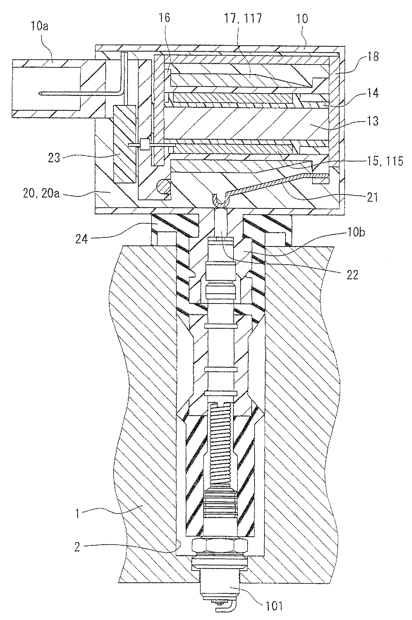 Ignition coil for internal combustion engine and method of making the same