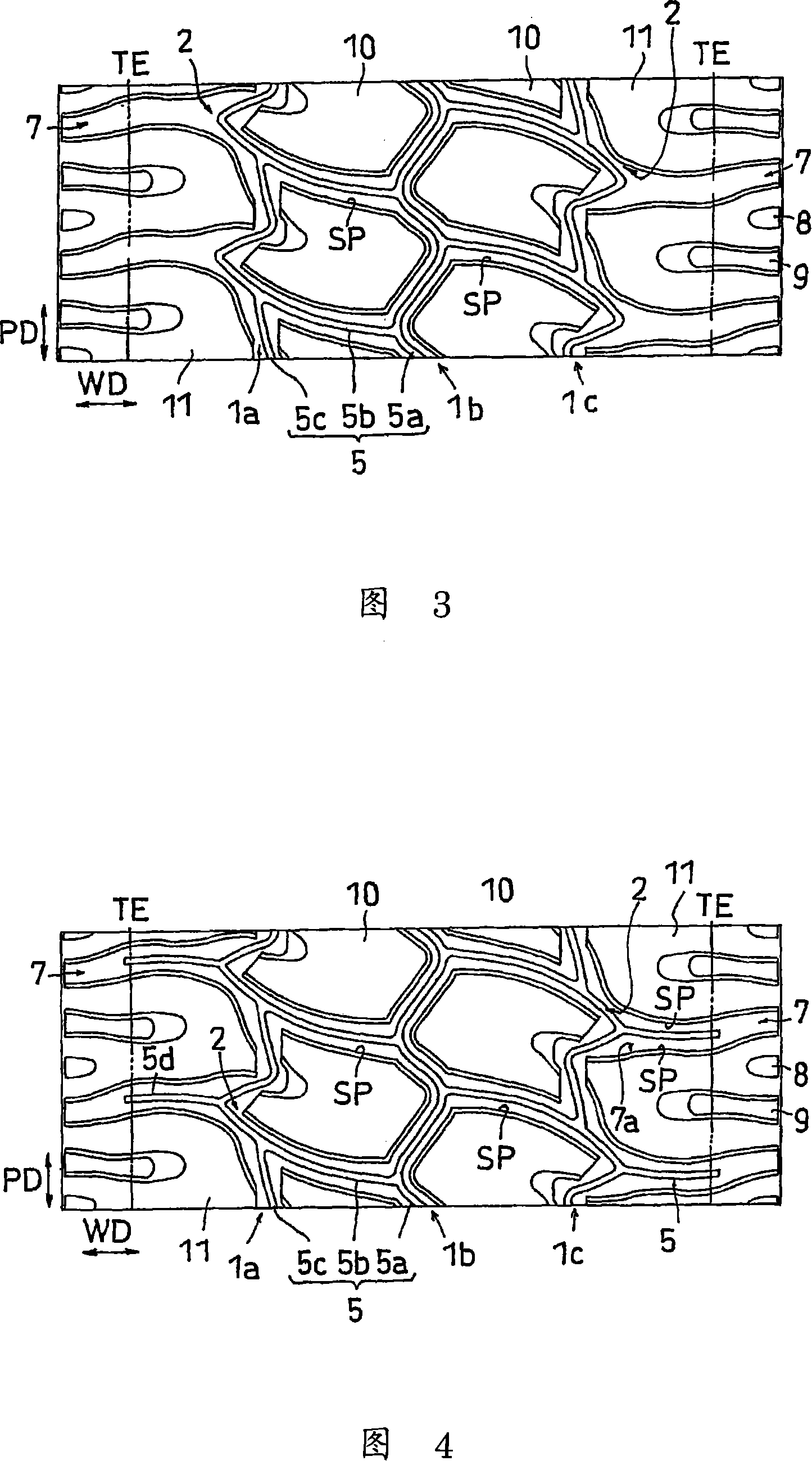 Pneumatic tire for traveling on off road