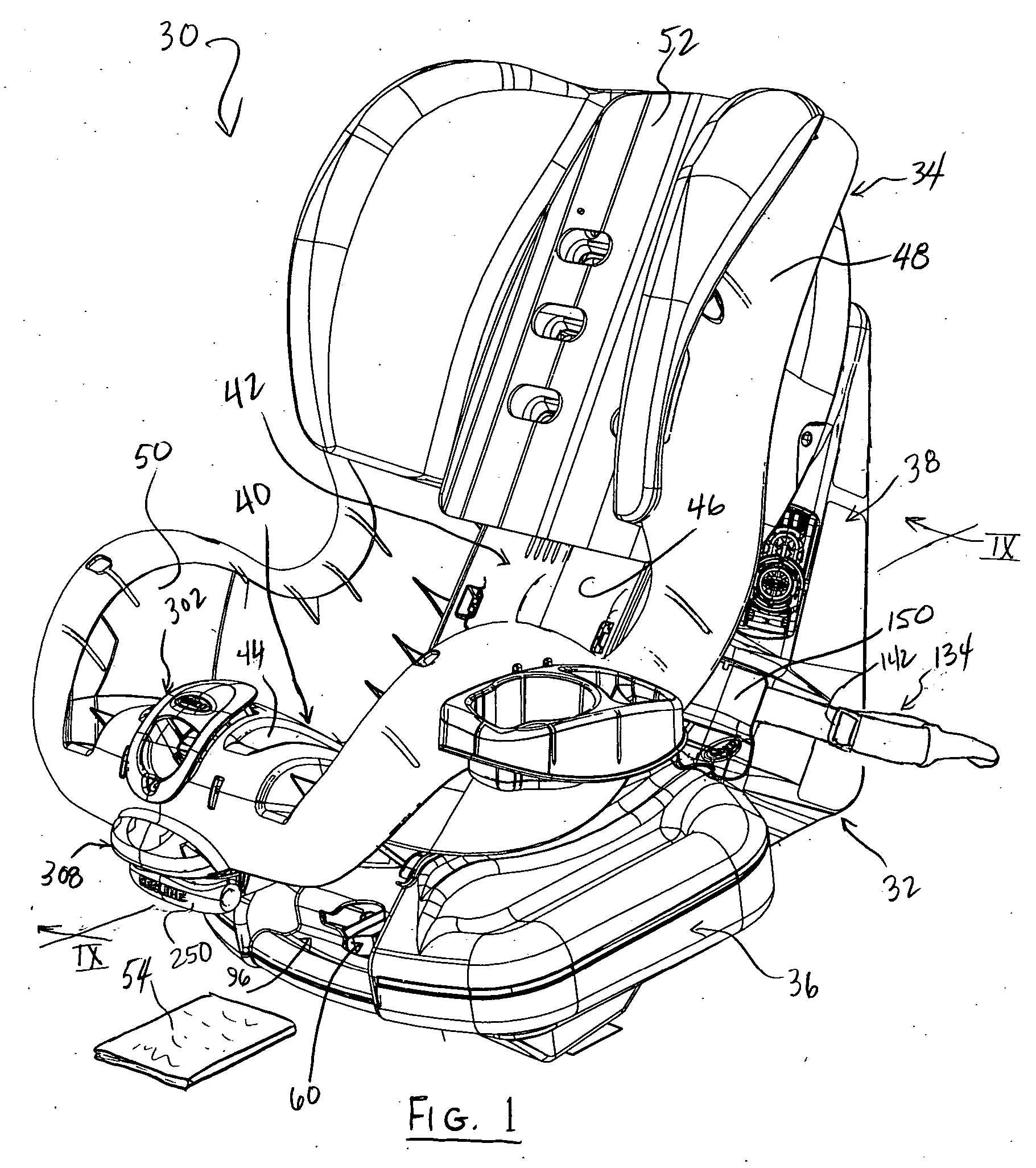 Child vehicle safety seat