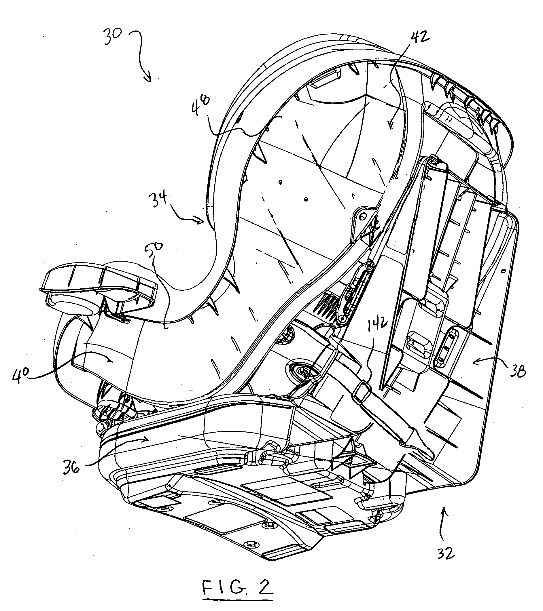 Child vehicle safety seat