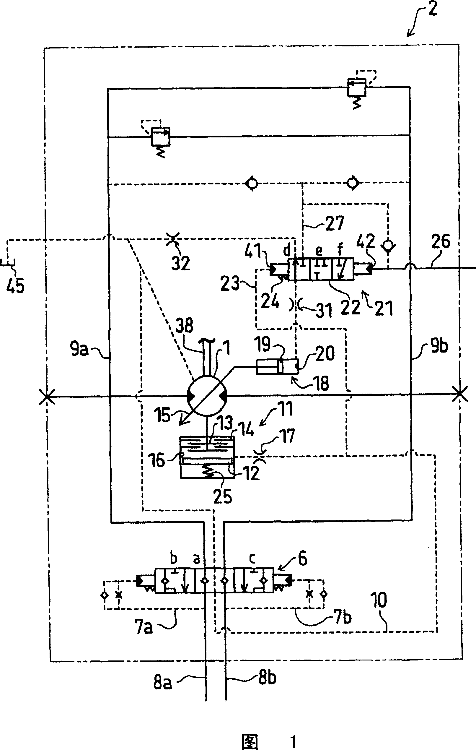 Automatic transmission mechanism of hydraulic motor