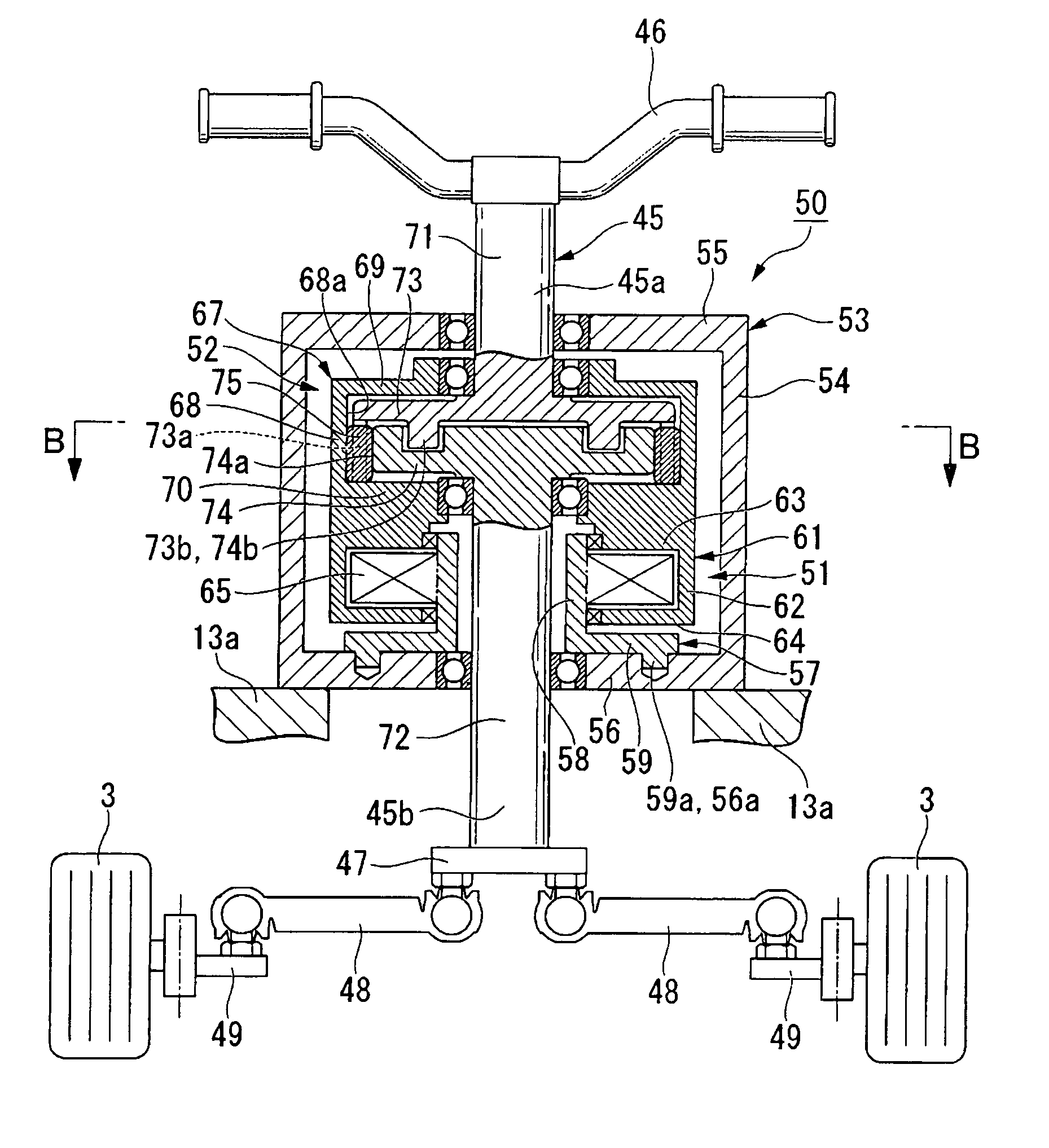 Steering damper apparatus and damper apparatus