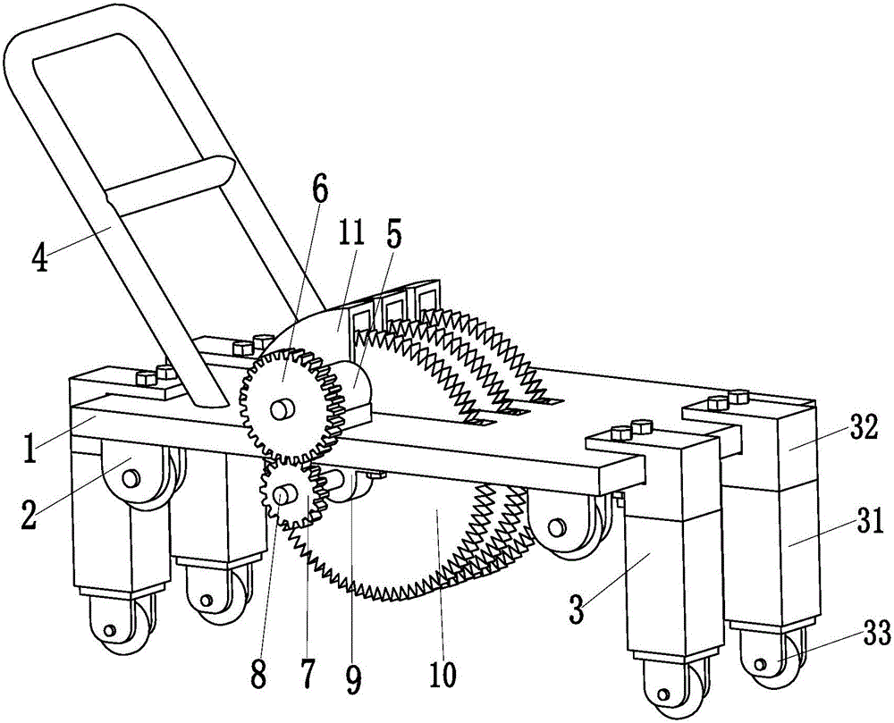 Bituminous concrete cutting device