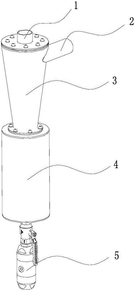 Vacuum maintaining type feces-collection system with separator