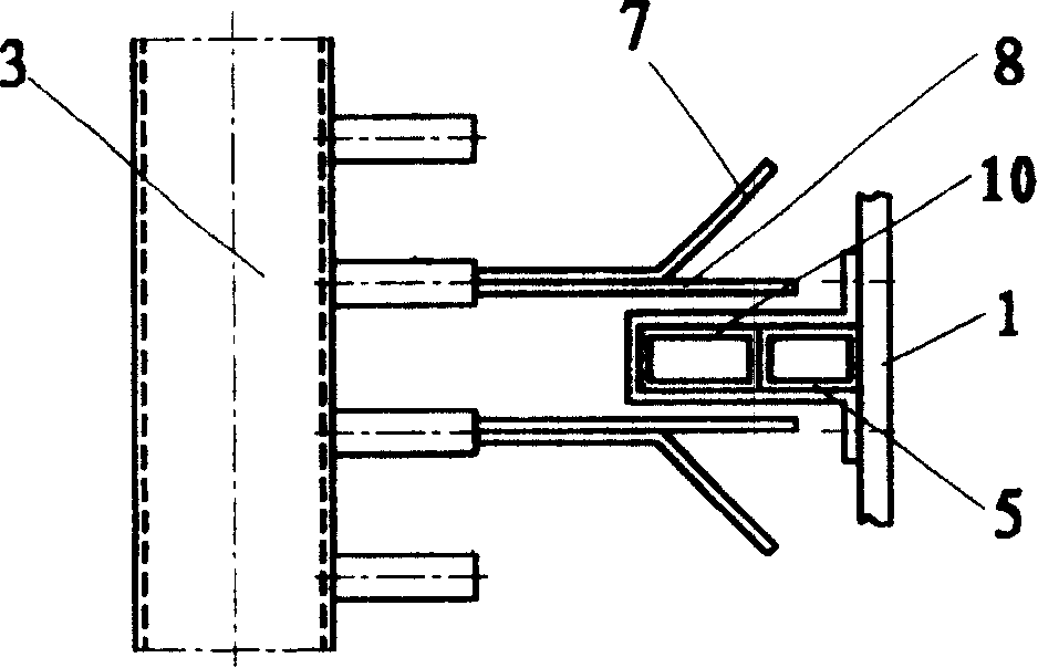 Combined machine set for tillage seeding machine and corn harvesting seeding machine