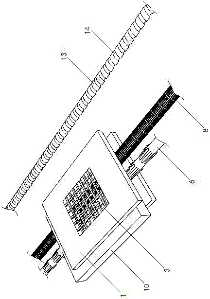 Ecological slope protection device