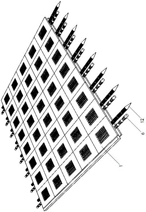 Ecological slope protection device