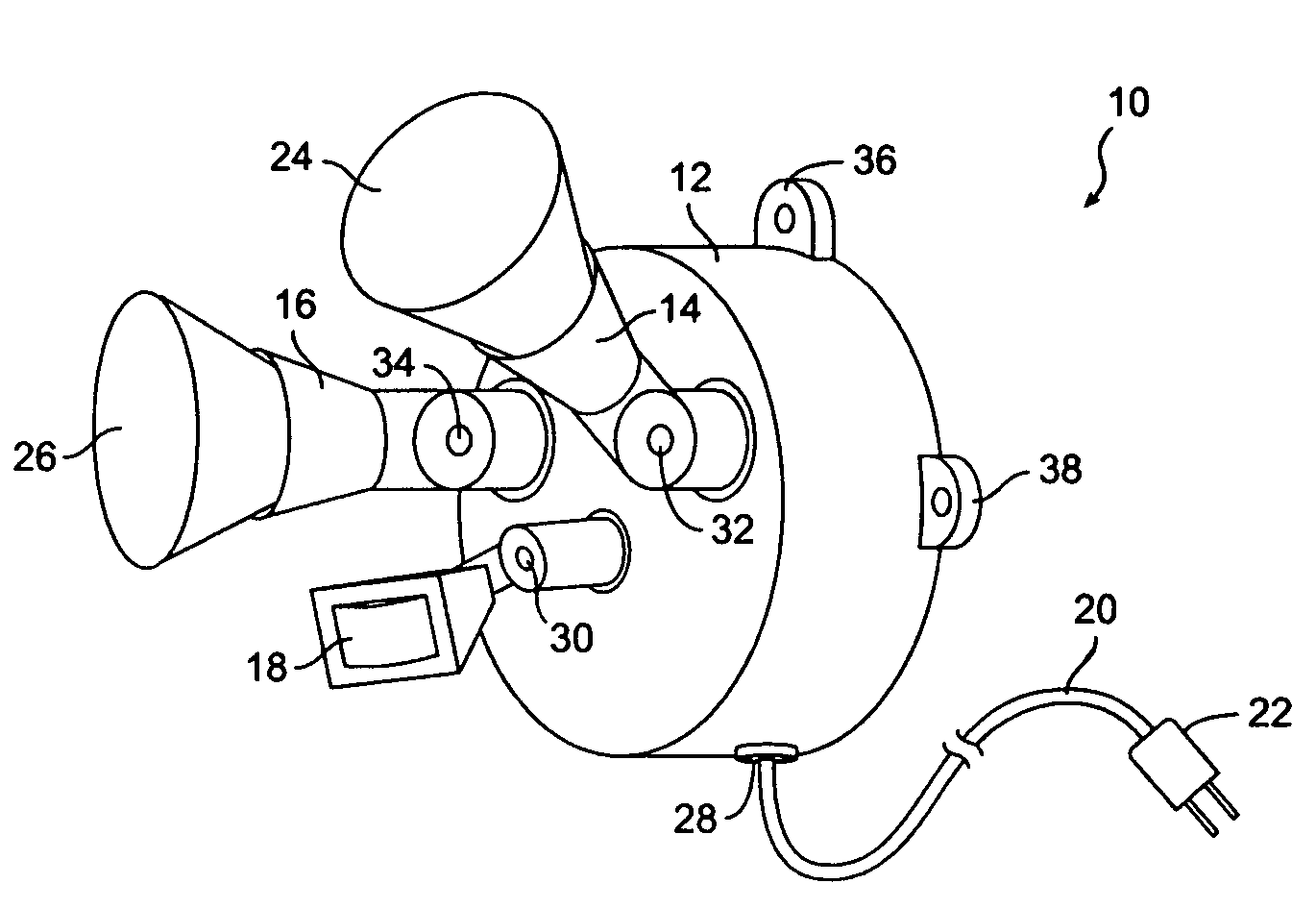 Portable sensing light