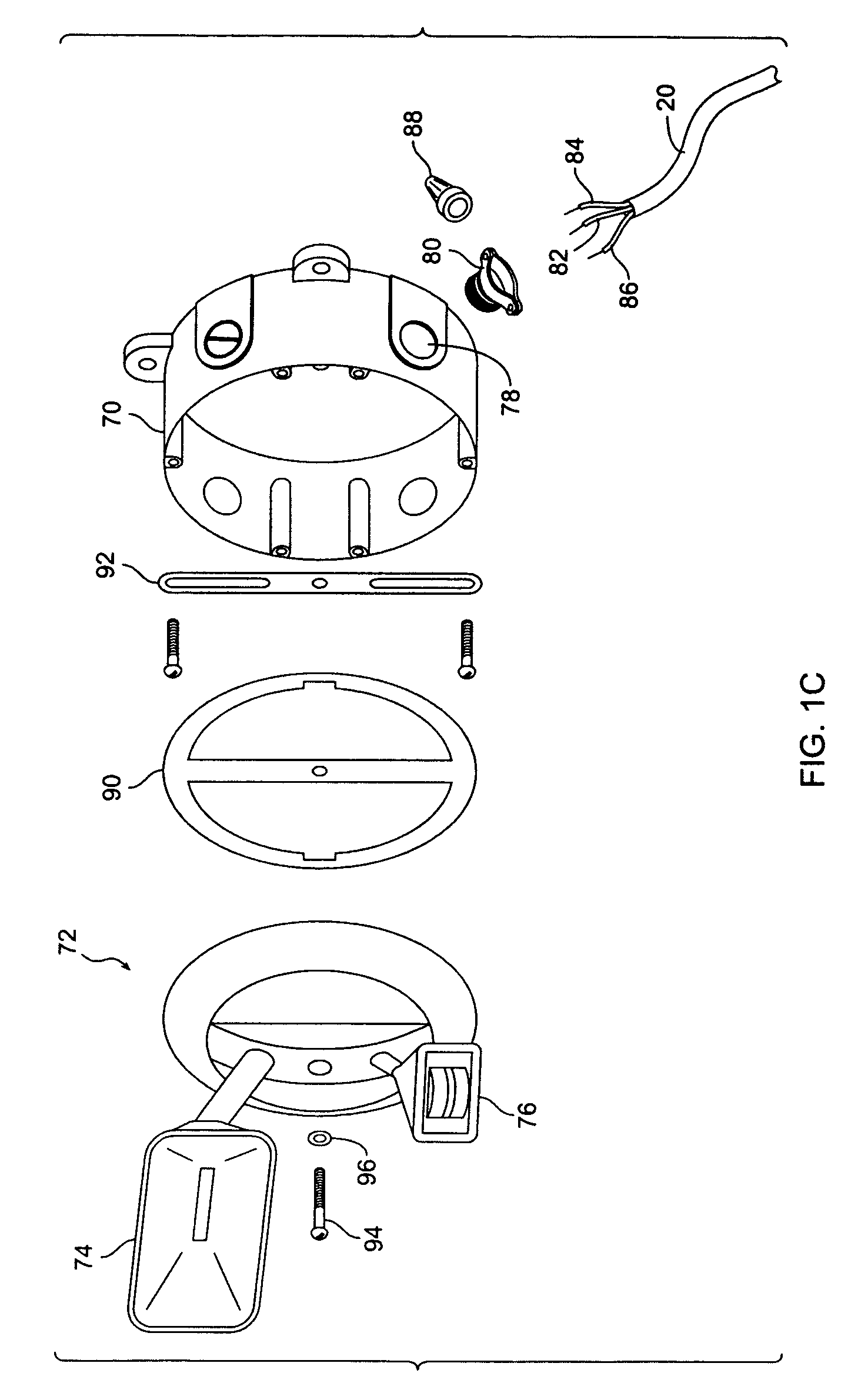 Portable sensing light