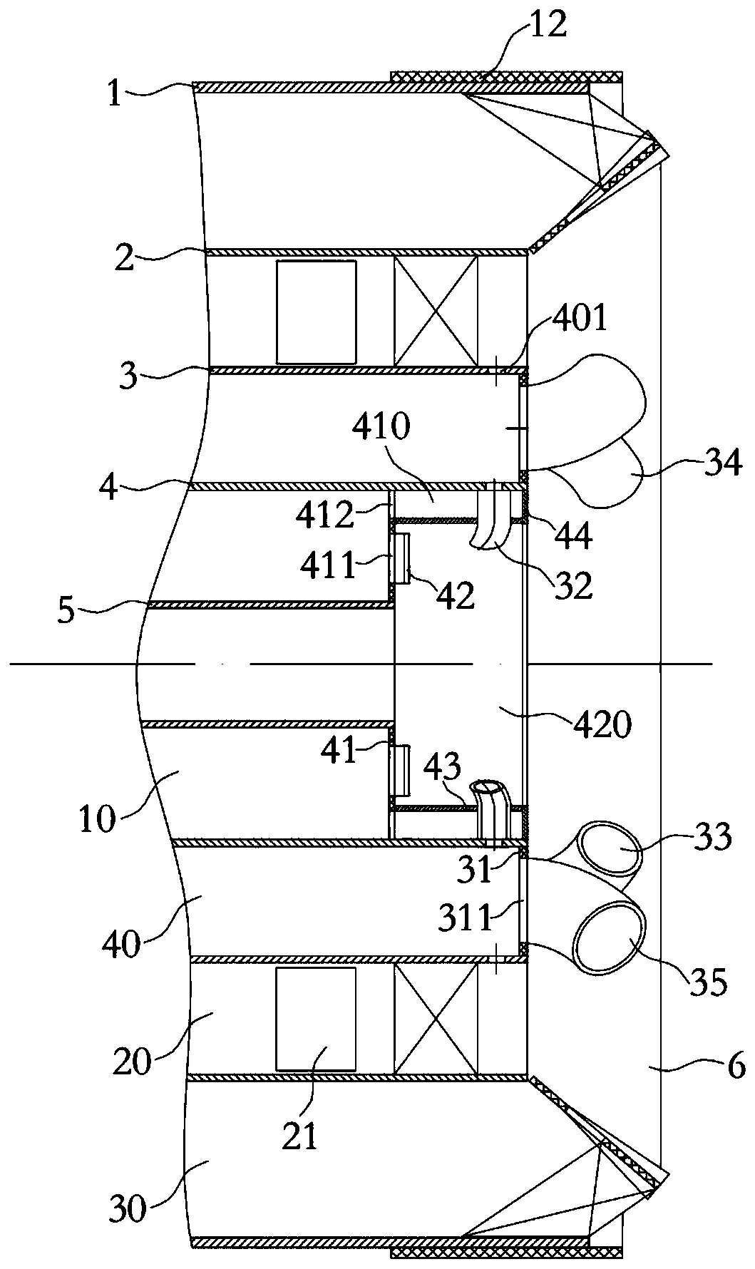 Decoupling gas burner