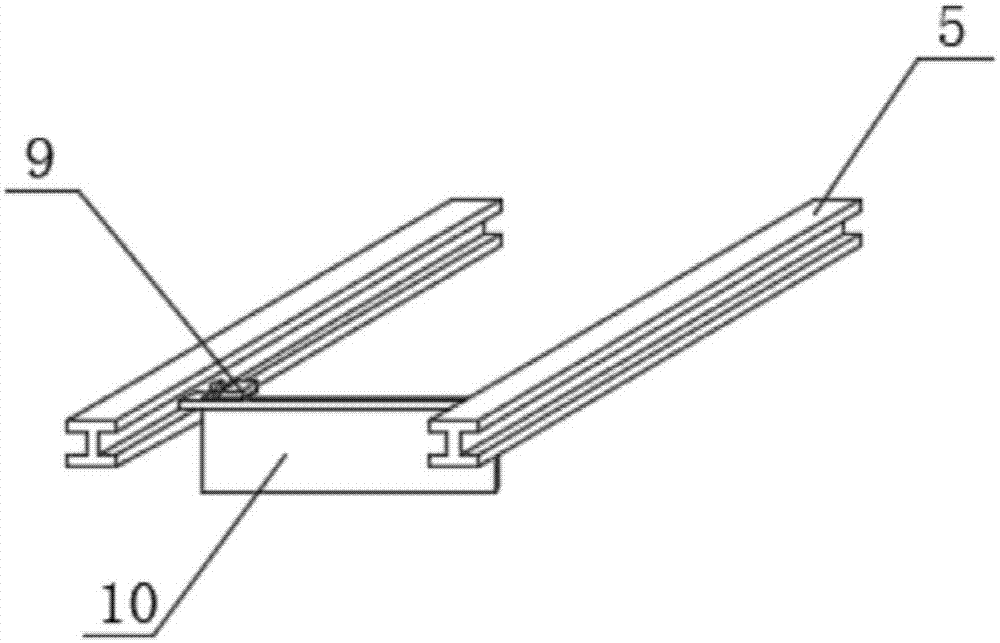 Improvement equipment for vibrating and leveling inverted-arc filling part