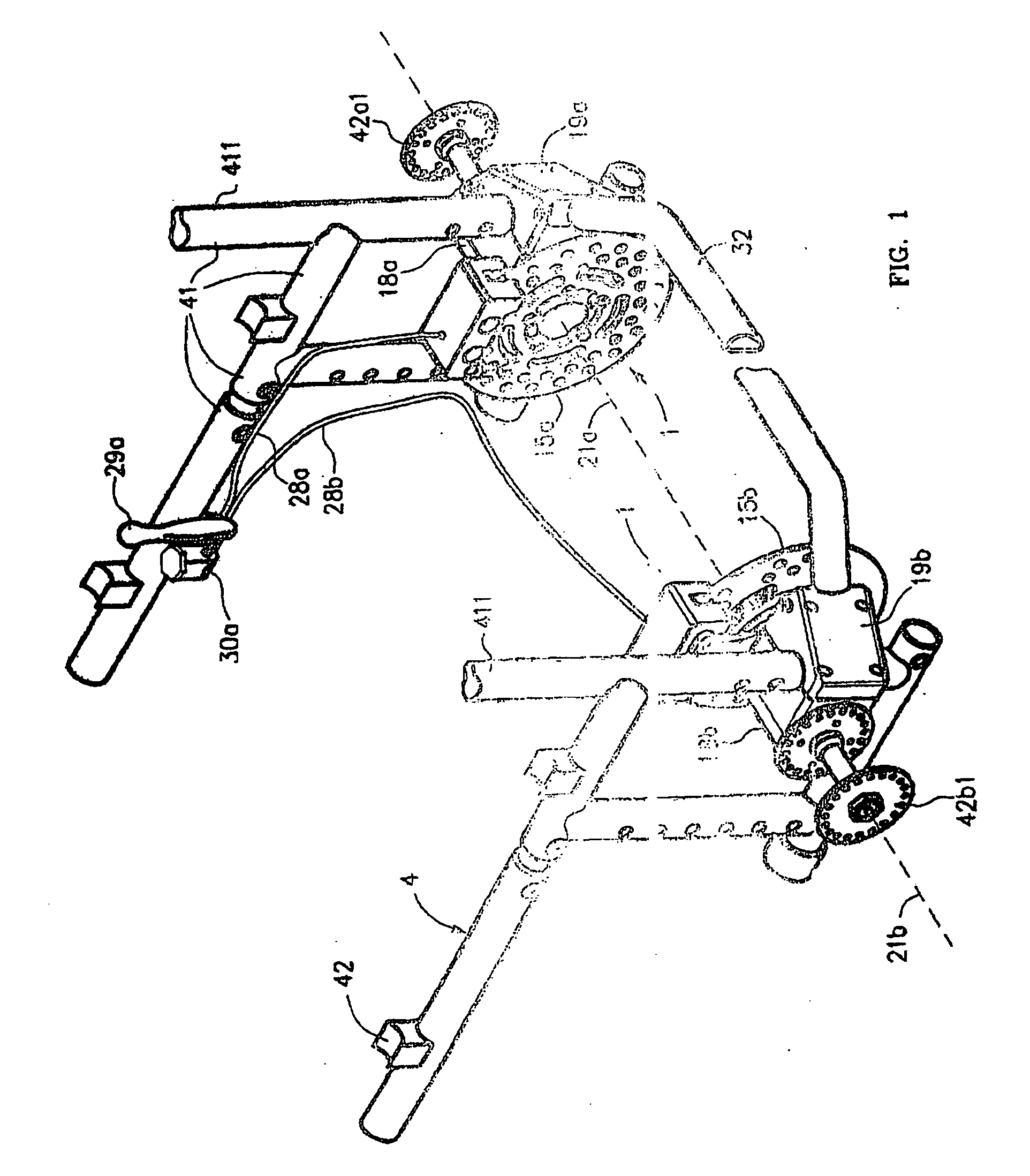 Wheelchair inboard disk brakes