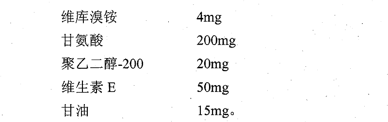 A kind of vecuronium bromide freeze-dried preparation and preparation method thereof