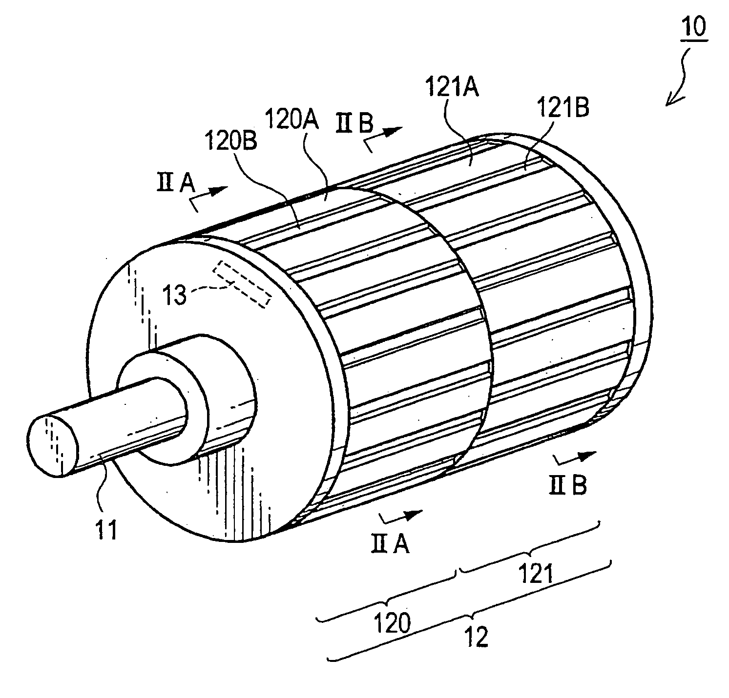 Rotor for rotary electric machine