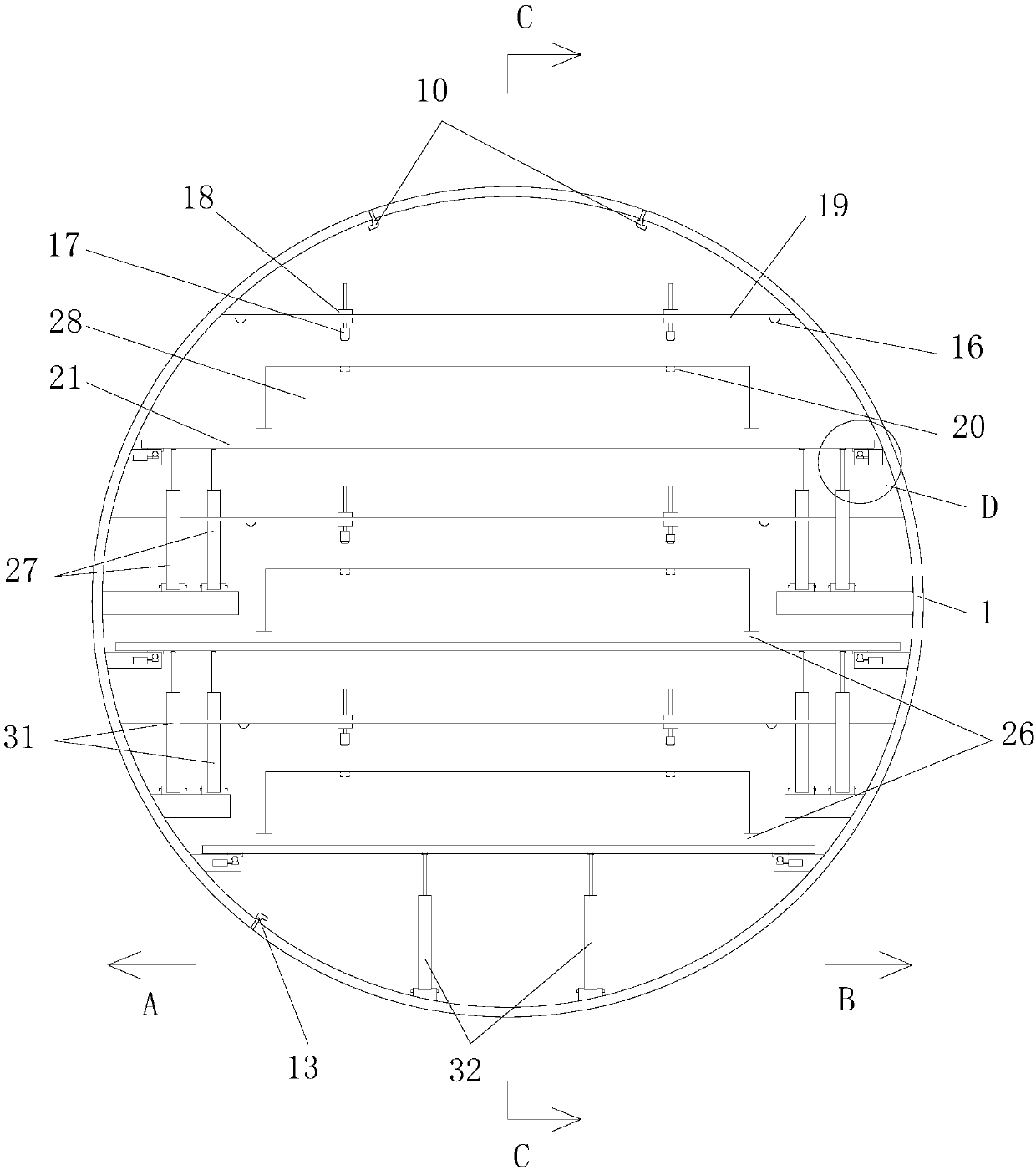 Liquid injection equipment used for carbon fiber storage battery