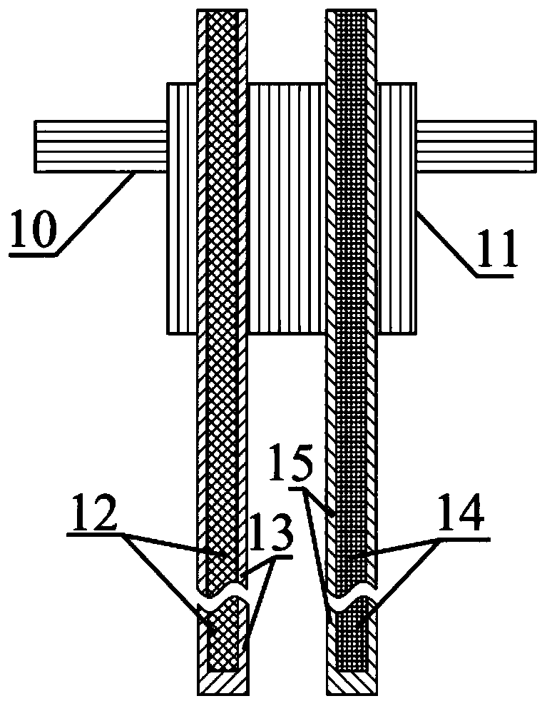 Wellhead oil-water phase flow static moisture content measurement system and control method thereof