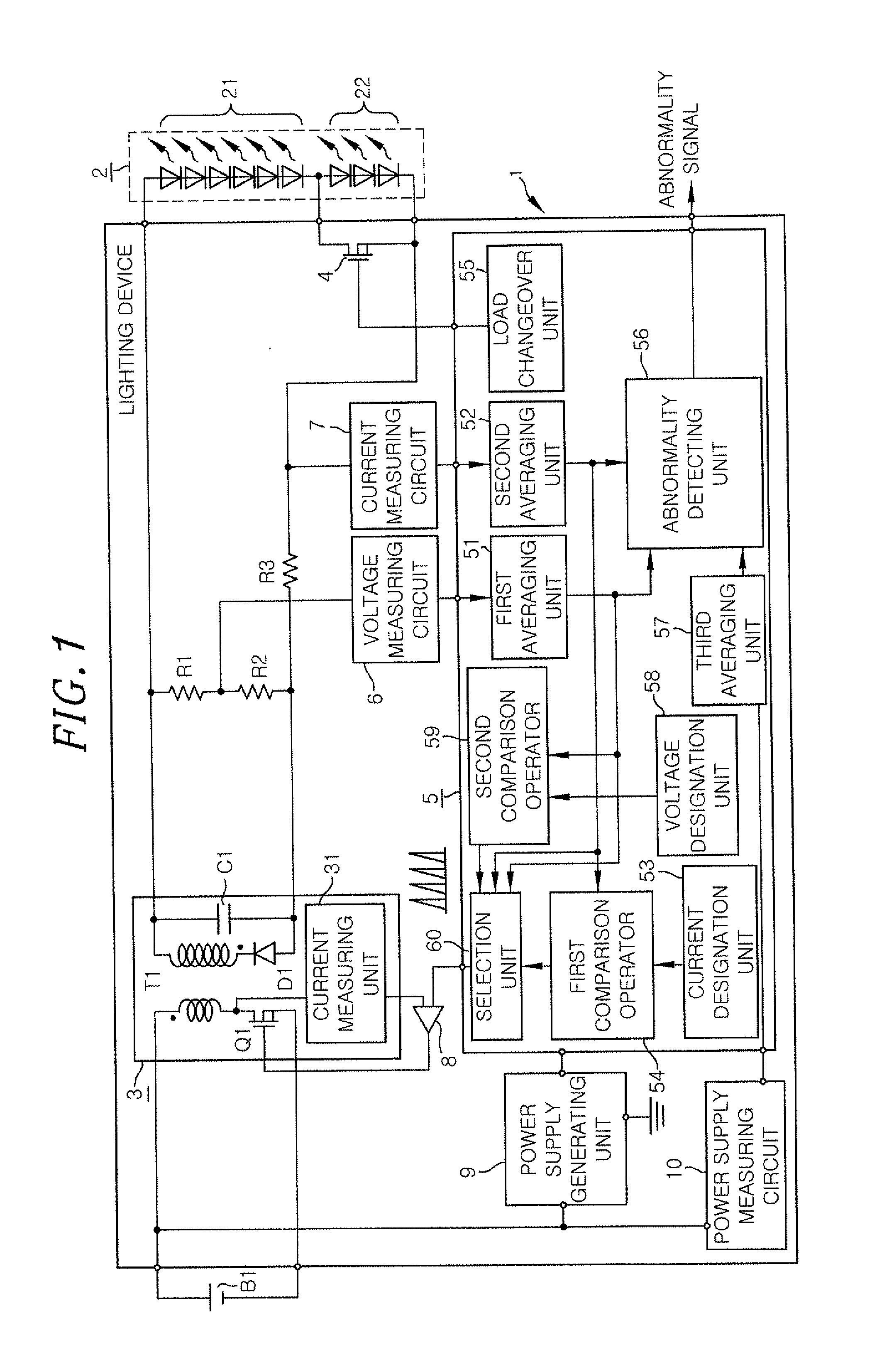 Lighting device, headlamp apparatus and vehicle using same