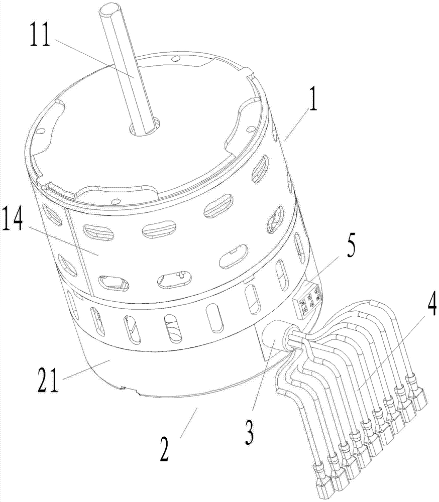 An ecm motor and its applied hvac system