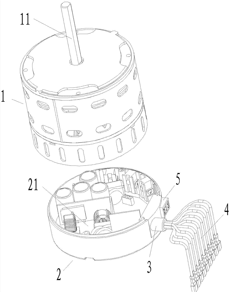 An ecm motor and its applied hvac system