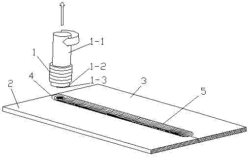 Aluminum alloy stirring friction welding defect repairing method