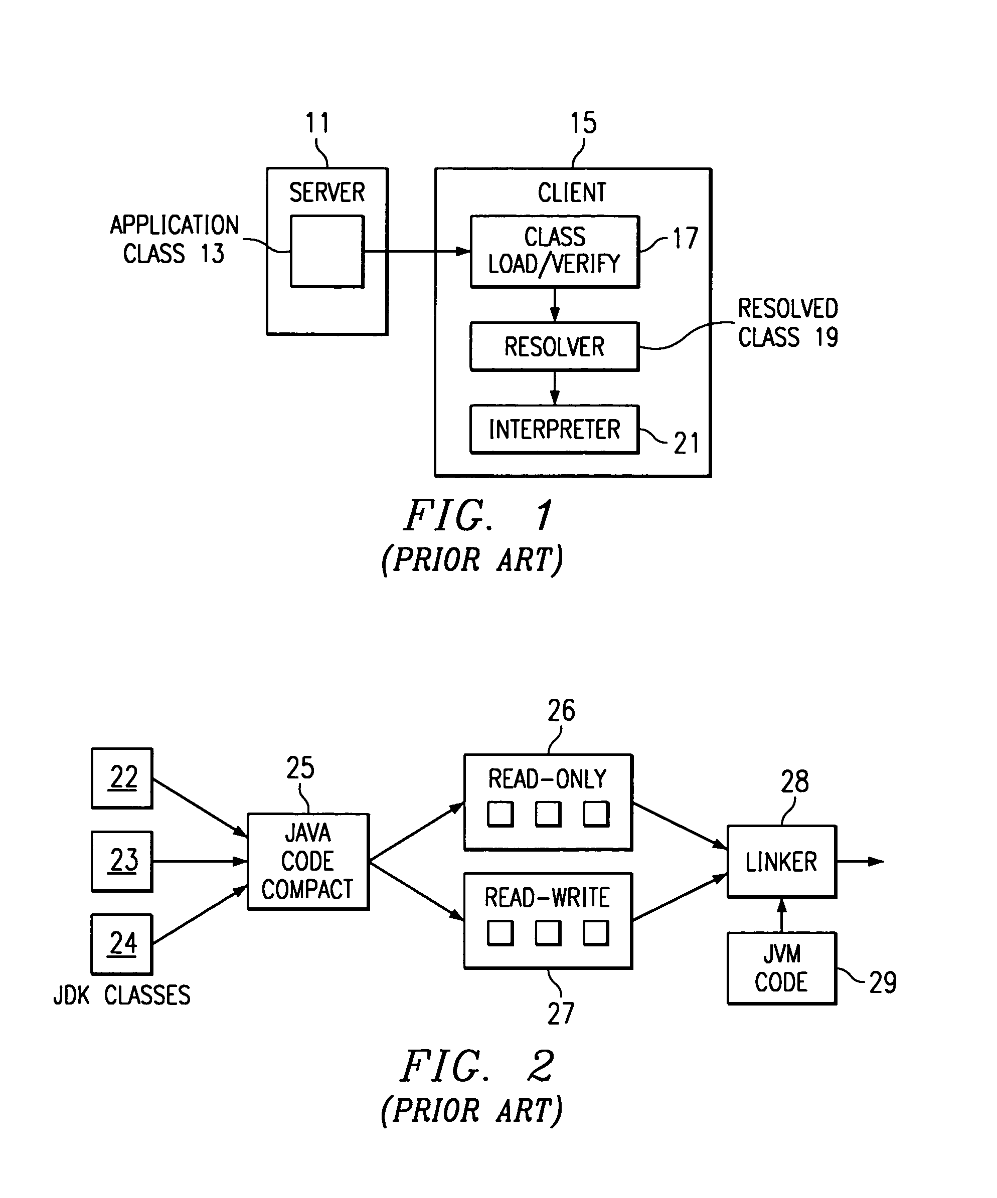 System and method for loading resolved java class files to a client device