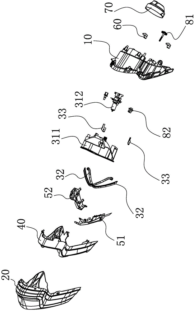 Motorcycle headlamp