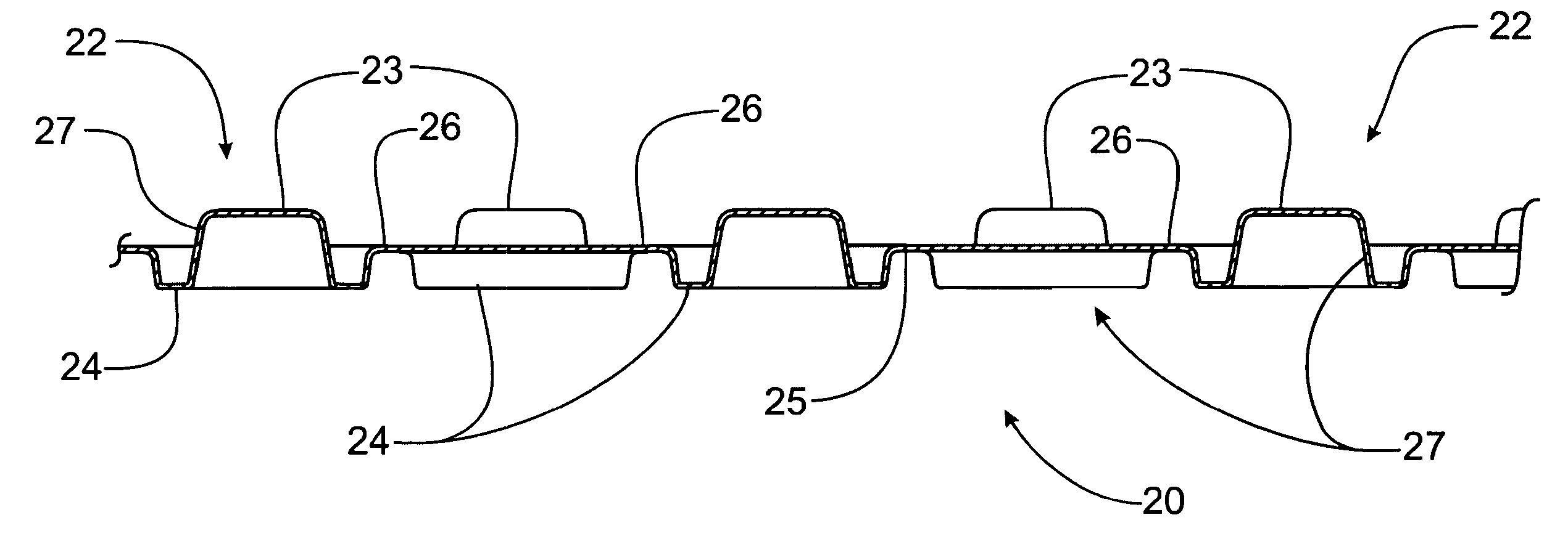 Moisture drainage spacer panel for building walls