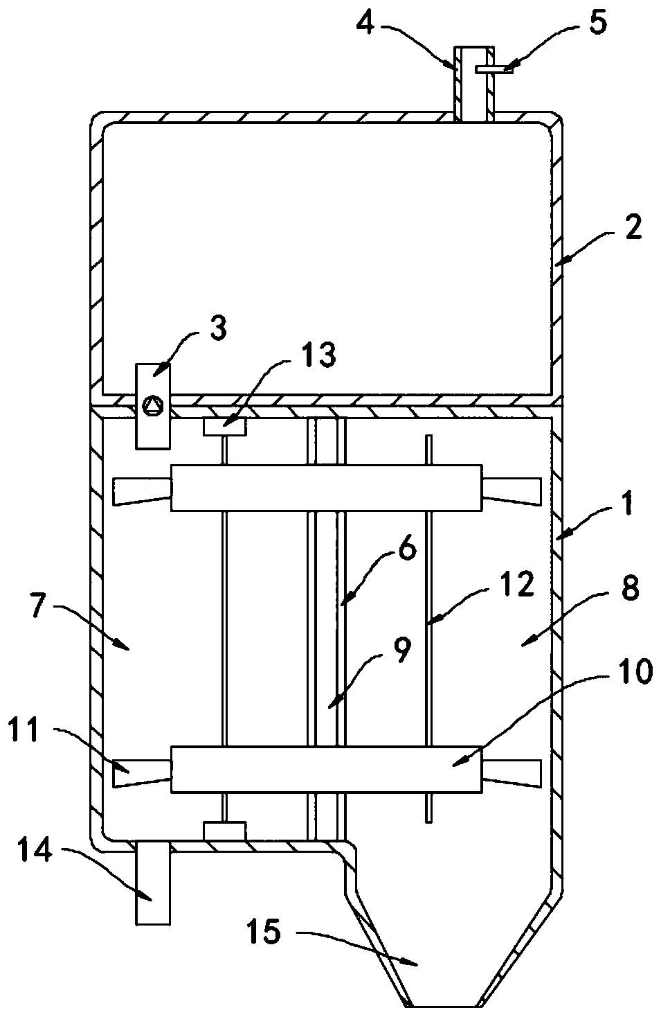 Air desulfurization and dust reduction equipment for underground engineering construction