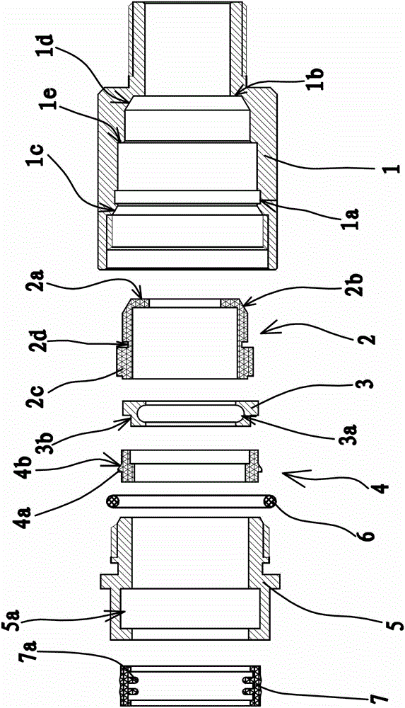 Quick connector for gas conveying bellows