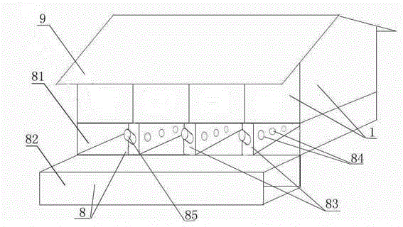 Automatic cleaning heat-insulation hog house