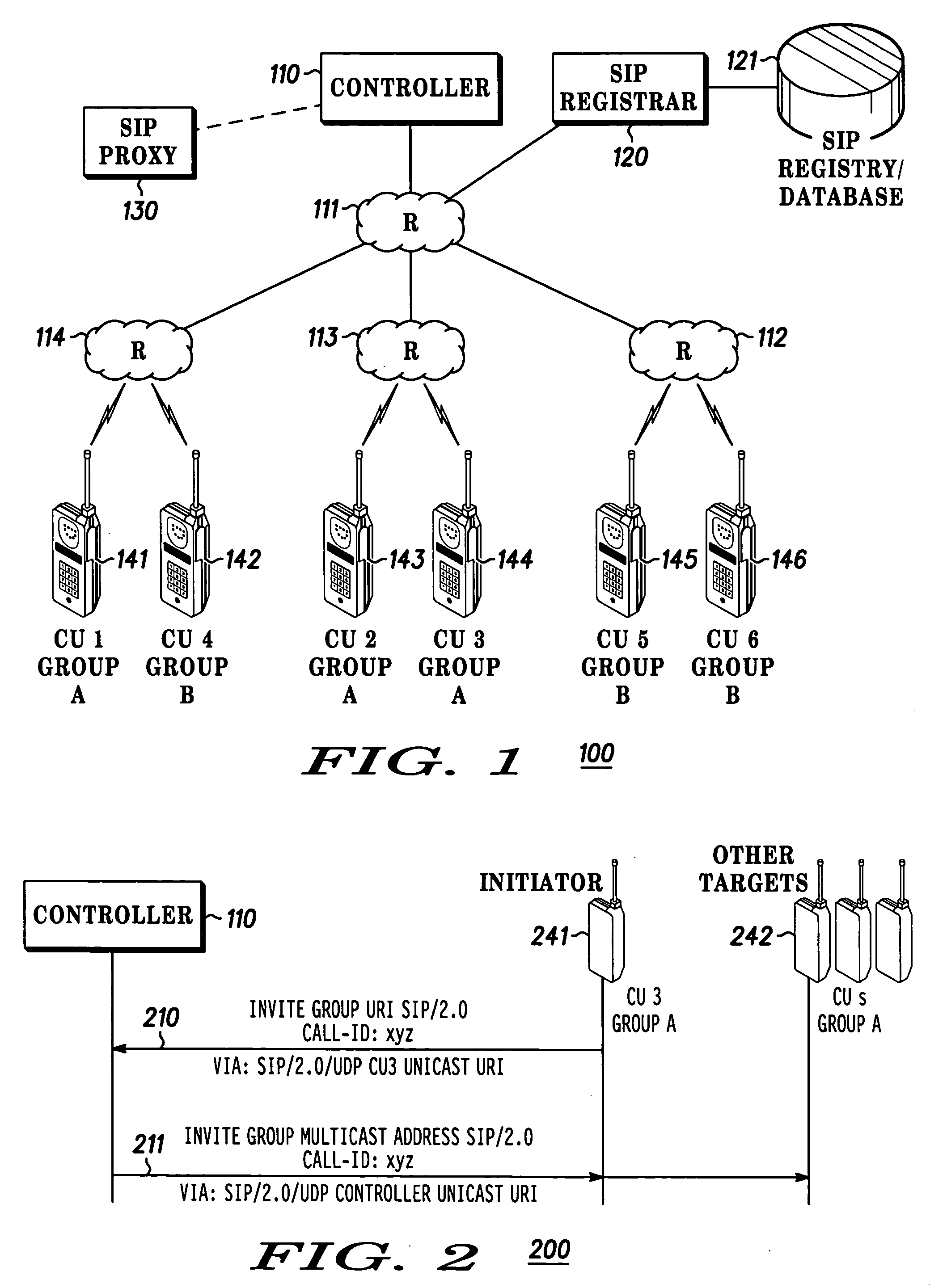 Session control using a multicast address