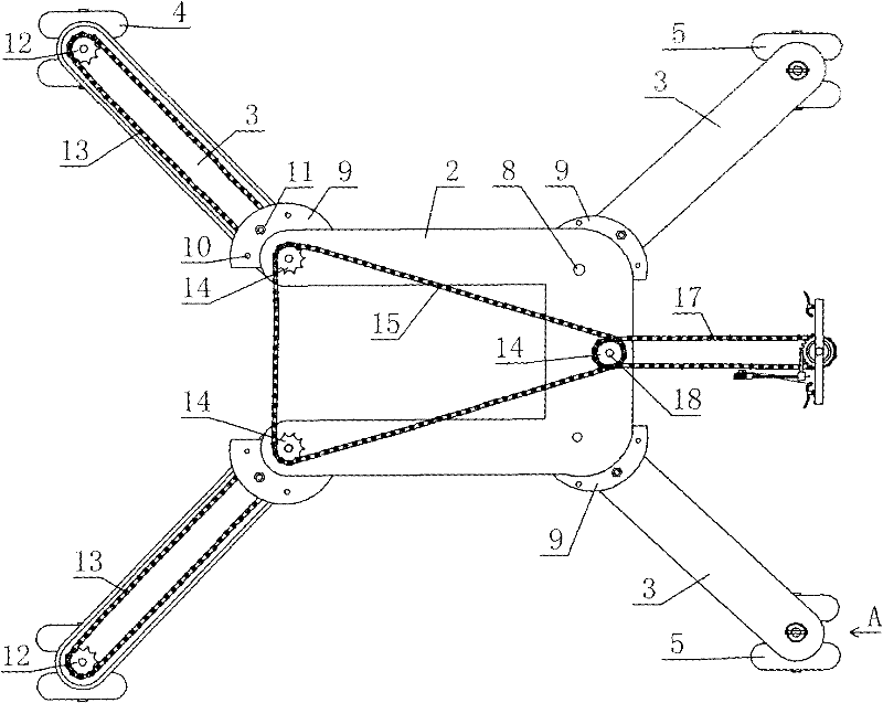 Hand-push movable photographic car