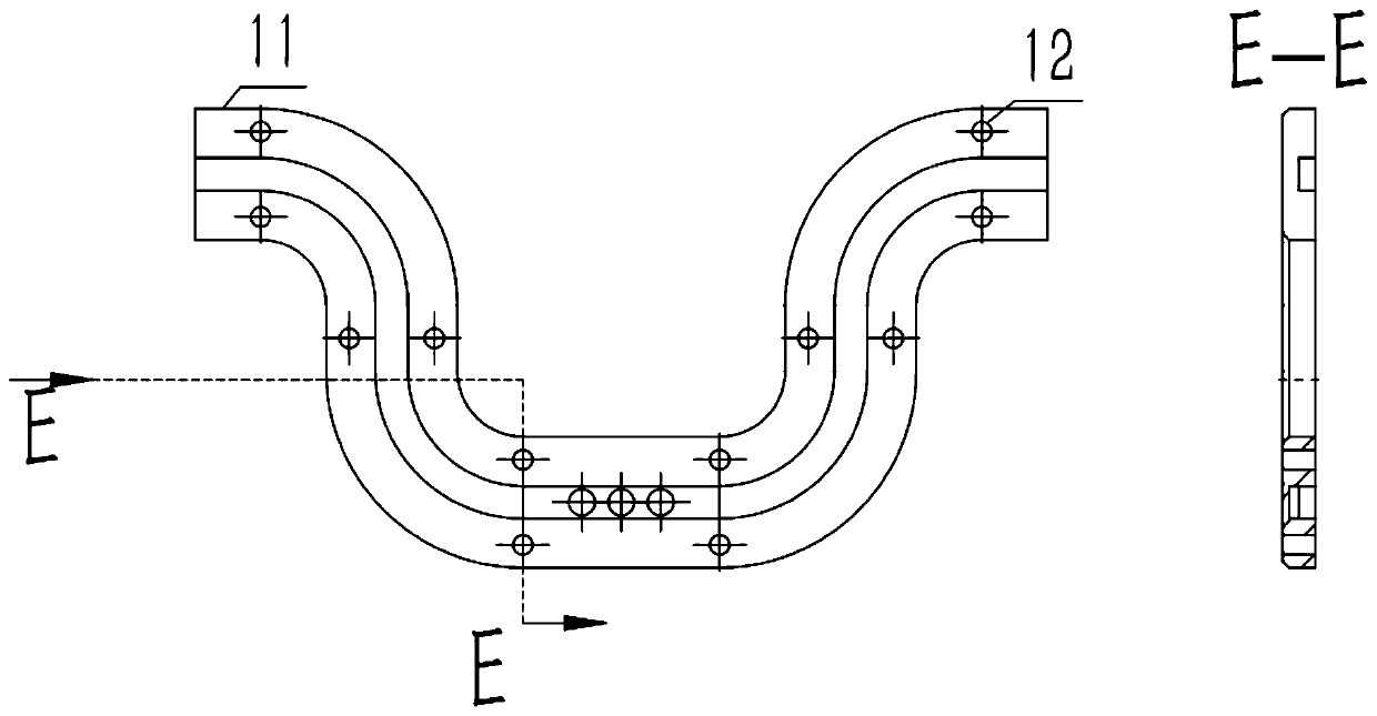 Distributed liquid temperature sensor based on fiber bragg grating