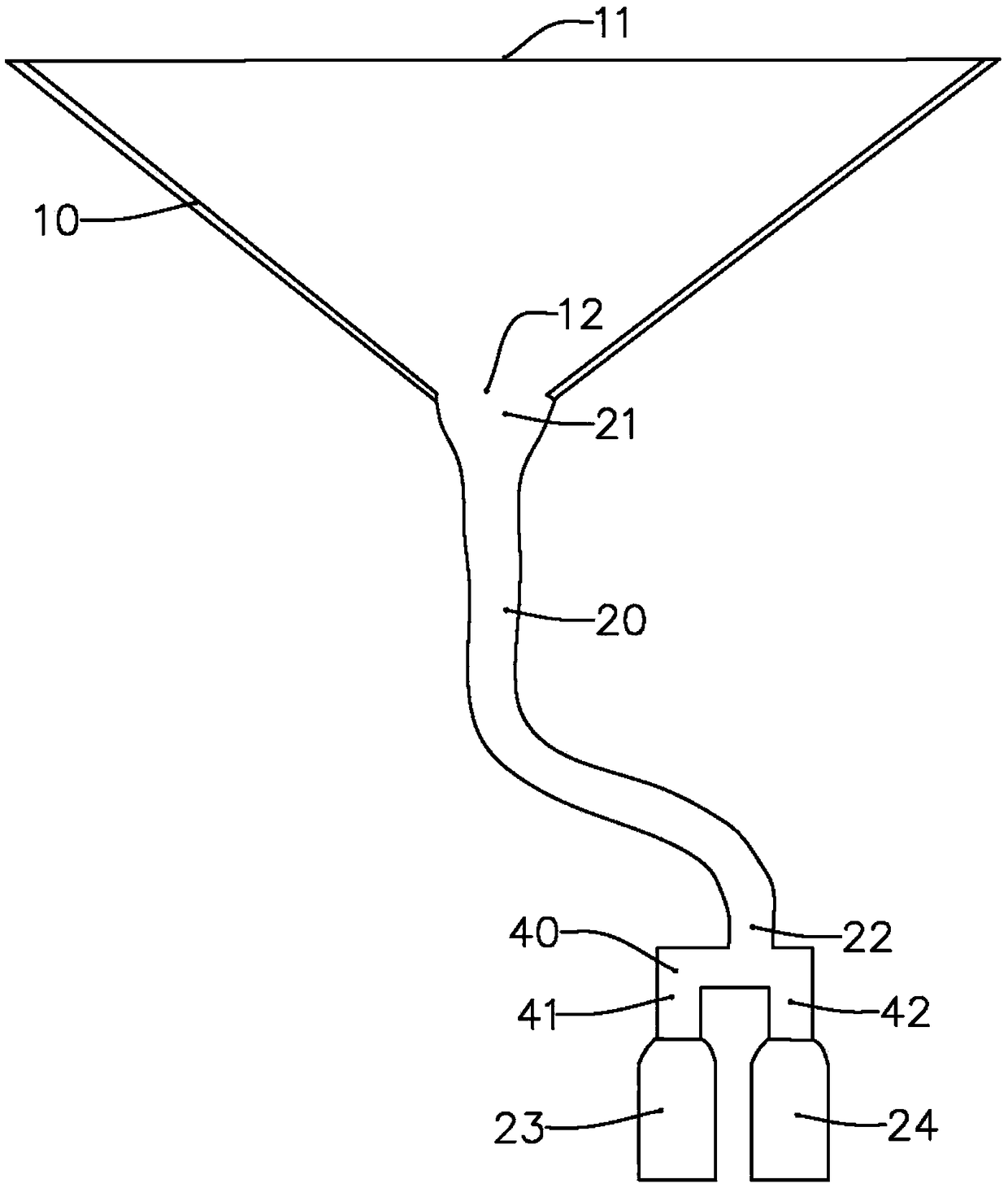 Urine sample detection device for laboratory department in hospital and work method of device