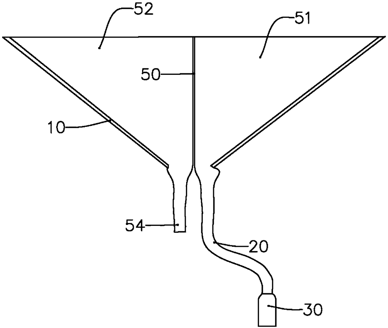 Urine sample detection device for laboratory department in hospital and work method of device