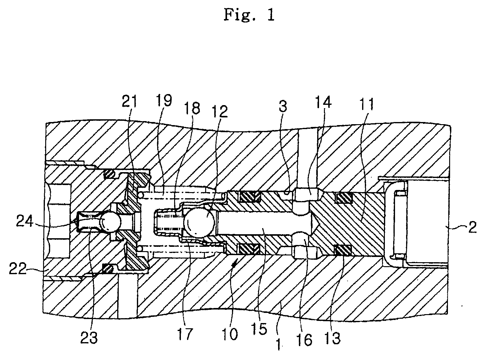 Pump of electronically controlled brake system