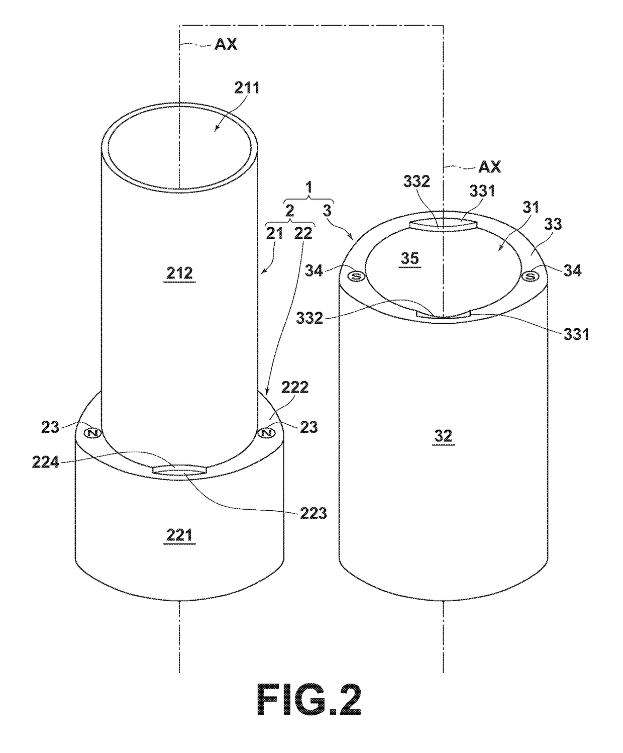 Cosmetic material container