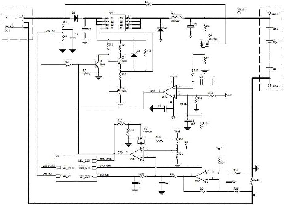 Multi-string lithium battery charging control circuit, its control method and universal charger